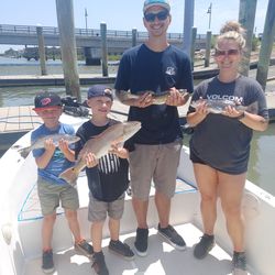 Folly Beach Fishing Charters, Trout And Red Drum